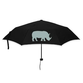 Rhinoceros - Umbrella (small) - black - Front