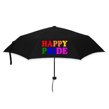 Happy pride - Parapluie standard - noir - Devant