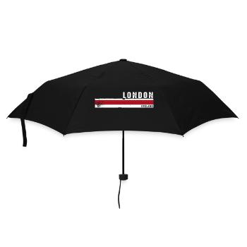 London England Vintage Heritage Design Souvenir - Umbrella (small) - black - Front