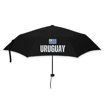 J'aime l'Uruguay, fabriqué en Uruguay - Parapluie standard - noir - Devant
