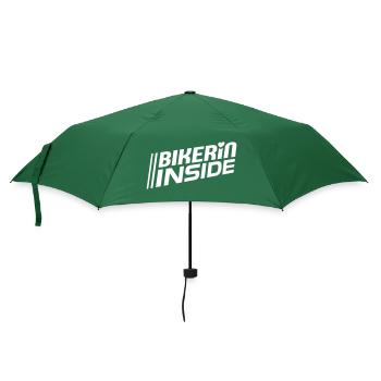 Lettres intérieures Bikerin (couleur changeable) - Parapluie standard - vert bouteille - Devant