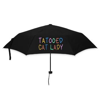 La Chatte Tatouée - Parapluie standard - noir - Devant