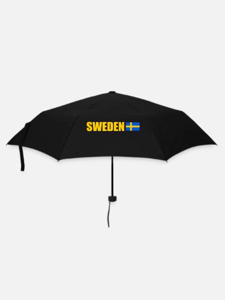 Suède - Parapluie standard - noir