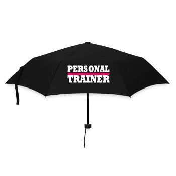 Personal trainer - Umbrella (small) - black - Front