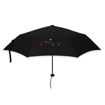 Stolz auf queer - Regenschirm (klein) - Schwarz - Vorne