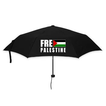 Free palestine - Umbrella (small) - black - Front