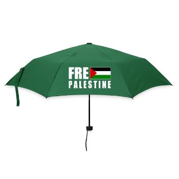 Free palestine - Umbrella (small) - bottlegreen - Front
