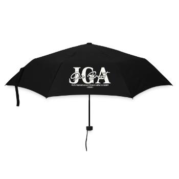 Braut 2026 - Junggesellinnenabschied JGA Damen - Regenschirm (klein) - Schwarz - Vorne