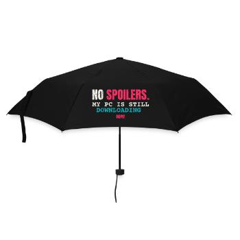 No Spoiler Videogame - Regenschirm (klein) - Schwarz - Vorne