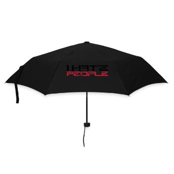 scratches cracks graffiti spray drops sticker aufkl - Umbrella (small) - black - Front