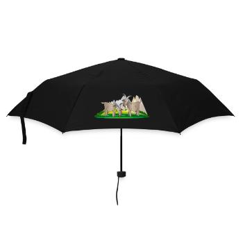 chèvres de montagne - Parapluie standard - noir - Devant