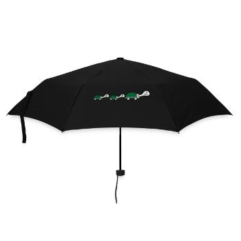Cute Turtle Family - Parapluie standard - noir - Devant