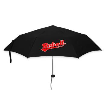 rebel dieb rowdy rebell bandit hustler gang crime - Umbrella (small) - black - Front