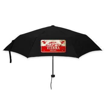 Armoiries de Vienne Autriche design drapeau - Parapluie standard - noir - Devant