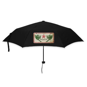 Mexico Bull Shield - Umbrella (small) - black - Front
