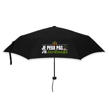 Je peux pas j ai jardinage - Parapluie standard - noir - Devant