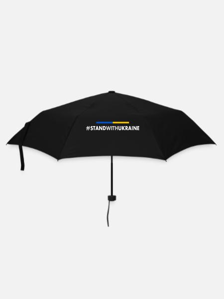 Stand with ukraine - Parapluie standard - noir