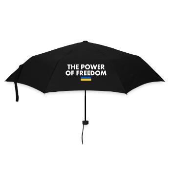 The power of freedom - Parapluie standard - noir - Devant