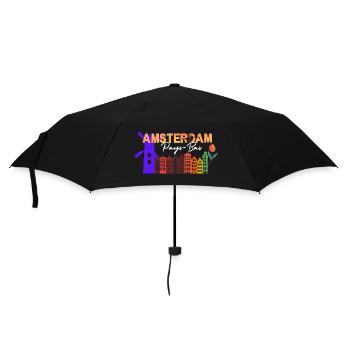 Amsterdam Skyline Tulip Gradient - Umbrella (small) - black - Front