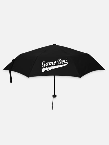 Spielentwickler - Regenschirm (klein) - Schwarz