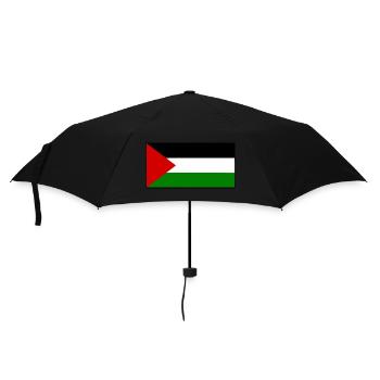 Palestine palestine flag - Umbrella (small) - black - Front