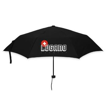 Logo de la croix suisse de Lugano - Parapluie standard - noir - Devant