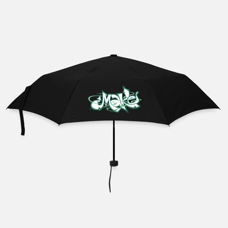 Le mot vert fait des graffitis - Parapluie standard - noir