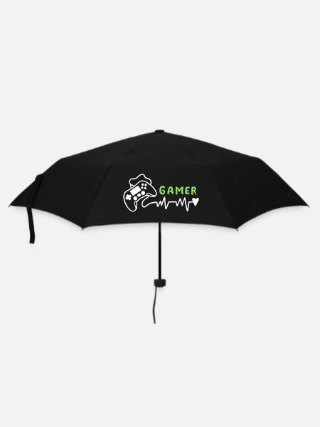Gamer Gaming - Regenschirm (klein) - Schwarz