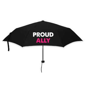 Fier allié - Parapluie standard - noir - Devant