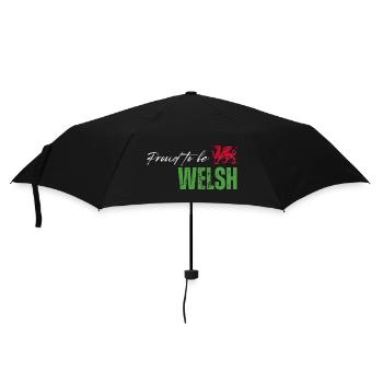 Fier gallois, j’adore le Pays de Galles - Parapluie standard - noir - Devant