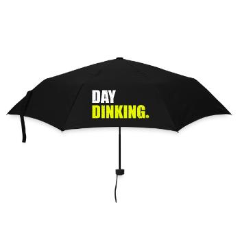 Day dinking funny pickleball player - Umbrella (small) - black - Front