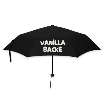 Joue vanille - Parapluie standard - noir - Devant