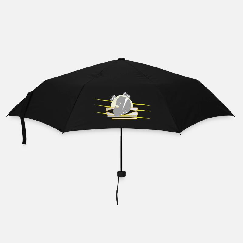 Motorcycle Chopper Helmet - Umbrella (small) - black