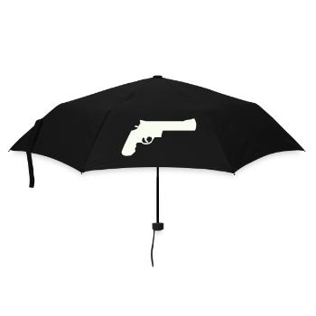 Gun - Umbrella (small) - black - Front