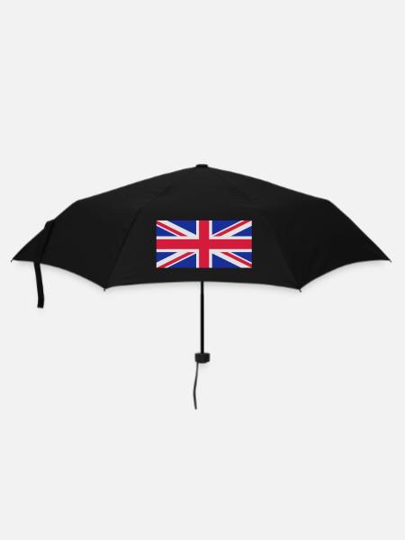 Drapeau Royaume-Uni - Parapluie standard - noir