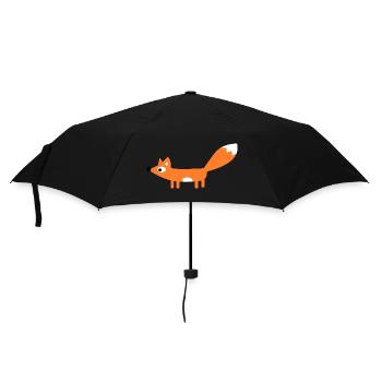 Renard - Parapluie standard - noir - Devant