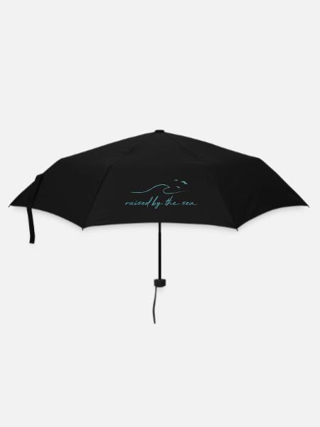 élevé au bord de la mer - Parapluie standard - noir