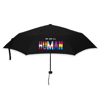 Pride Month LGBT - We Are All Human - Umbrella (small) - black - Front