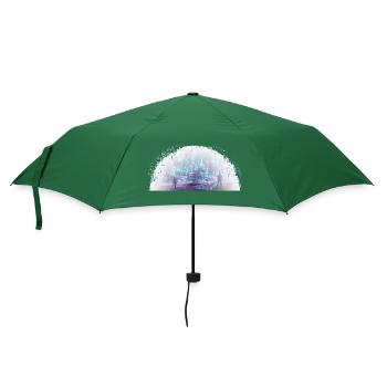 Cybercity - City in the Light - Umbrella (small) - bottlegreen - Front