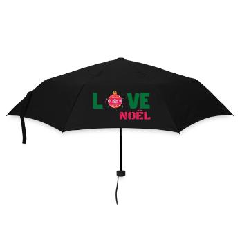 Love Noël - Parapluie standard - noir - Devant