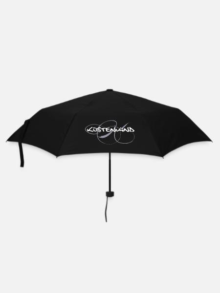 K wie Küstenkind - Regenschirm (klein) - Schwarz