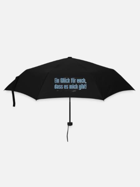 Witzigen Sprüchen Herren Fun Funny Spruch Lustige - Regenschirm (klein) - Schwarz
