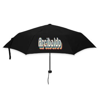 Vintage Retro Arcibaldo T-Shirt Gift T-Shirt - Umbrella (small) - black - Front