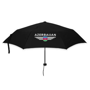 Aserbaidschan Design – Für Fans & Reisende - Regenschirm (klein) - Schwarz - Vorne