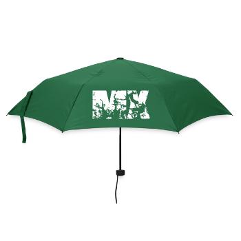 Klassisches MX Motocross Design  - Regenschirm (klein) - Flaschengrün - Vorne