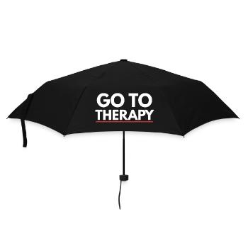 Go To Therapy Mental Health Awareness - Umbrella (small) - black - Front