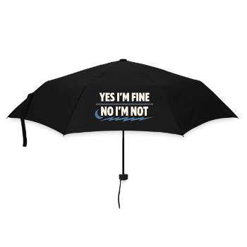 Perimenopause Humor Perimenopause - Umbrella (small) - black - Front