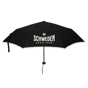 Voyage de pêche en Suède - Parapluie standard - noir - Devant