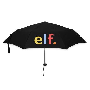 11e anniversaire Jeune Elfe 11 ans - Parapluie standard - noir - Devant
