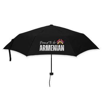Arménien fier, patriote arménien - Parapluie standard - noir - Devant